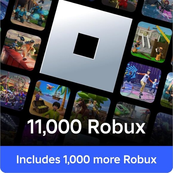 Roblox Digital Gift Card - 11,000 Robux [Includes Exclusive Virtual Item] [Digit - Picture 1 of 1
